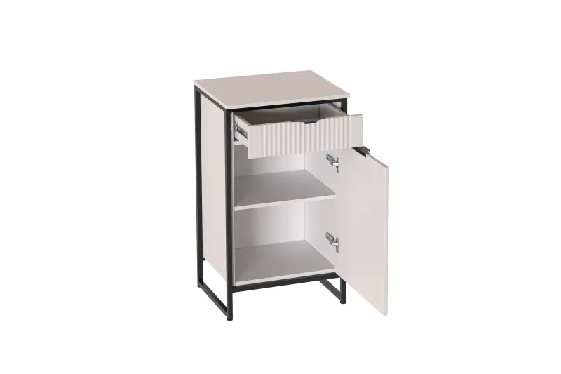 Тумба 1 дв и 1 ящ "Нора" прихожая Персидский жемчуг