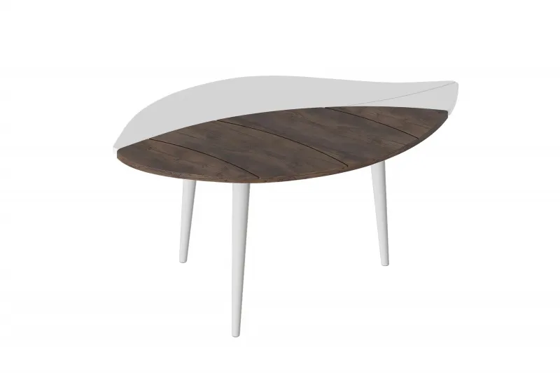 Стол журнальный № 17 Белый матовый / Таксония