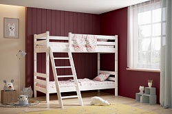 Вариант 10 Двухъярусная кровать "Соня" с наклонной лестницей