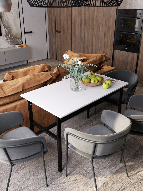 Стол раскладной "Брион №1" Бодега белая