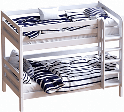 Кровать "Авалон" двухъярусная с прямой лестницей